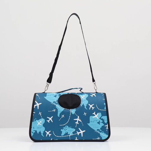 Сумка-переноска каркасная Самолеты, размер M, 40 х 21 х 27 см - Пижон фото 2