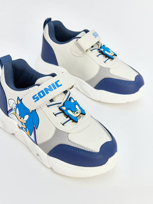 Sonic Bask?l? Erkek ?ocuk Spor Ayakkab?
