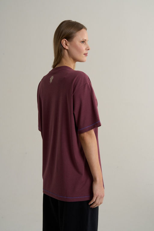 Футболка Бордовый KAI SS Tee - Anta фото 8