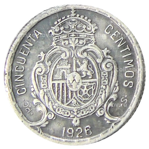 50 сентимо 1926 года Испания