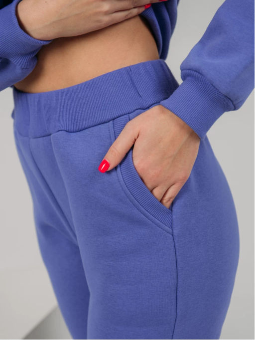 Костюм Токио лавандовый (брюки) (футер)