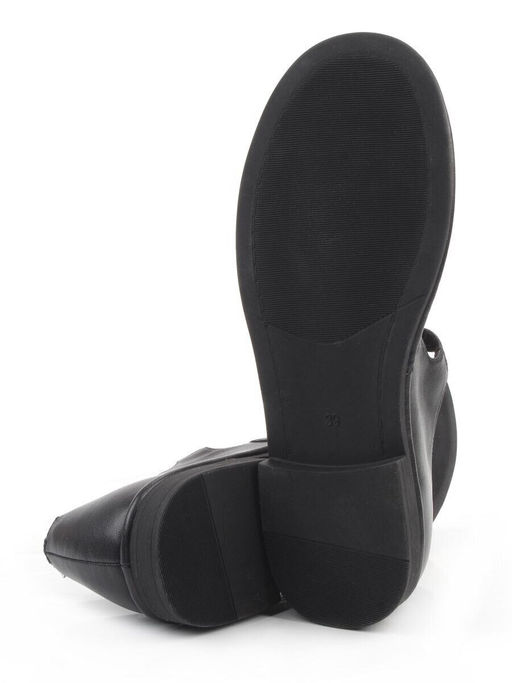 06-DLG27-1 BLACK Туфли женские (натуральная кожа)