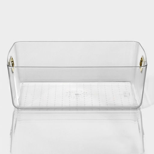 Контейнер для хранения «Нежность», 29×20×10 см, прозрачный