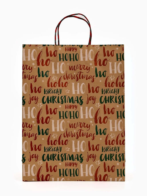 Набор подарочных пакетов «Новогодний», 3 шт, тиснение, 25 × 4 × 30.5 см, 30 × 40 × 11.5 см, 18 × 23 × 10 см