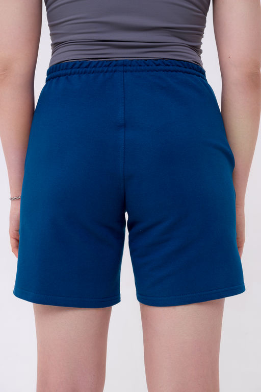 Шорты женские из футера Таиланд королевский синий - Амадэль фото 5