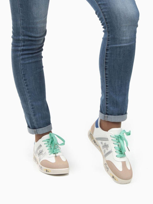 05-6015-8 WHITE Кроссовки женские (искусственные материалы) - No name фото 3