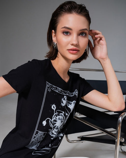Футболка из хлопка FPP024 - Sahar art lab фото 7
