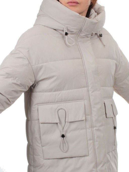 3335 LT. BEIGE Куртка зимняя облегченная женская (150 гр. холлофайбер)