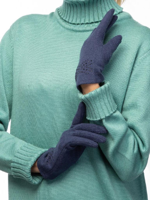 Перчатки жен Labbra LB-PH-68 d.blue  фото 5