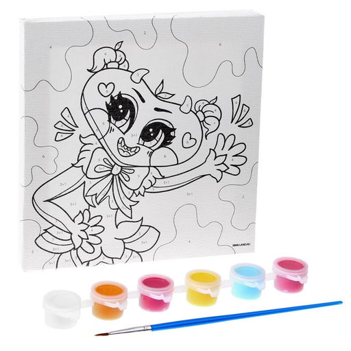 Картина по номерам Мягкая подружка, 15 15 см - Школа талантов фото 2