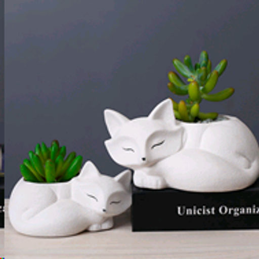 Кашпо Лисичка 11х7 см / XN023 /уп 100/ - Галеонтрейд фото 2