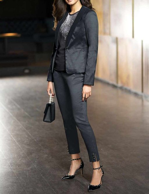 Блейзер, графитовый - Patrizia dini фото 3