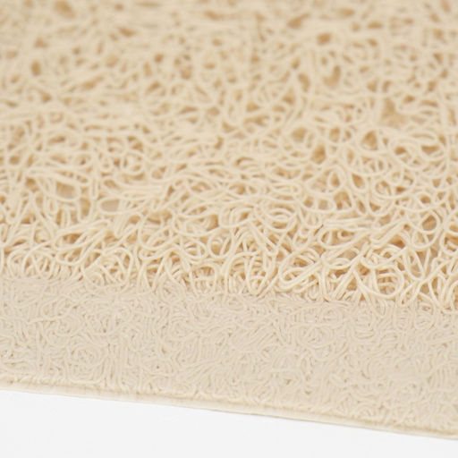 Коврик 2-в-1 под миску/туалет животных Лапка, 60 х 45 см, бежевый - Пижон фото 5