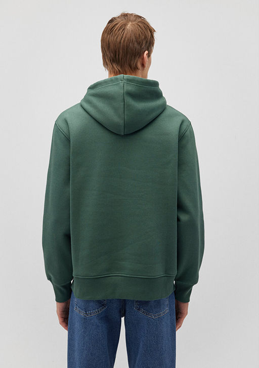 Mavi Logo Nak?sl? Kapusonlu Yesil Sweatshirt  фото 4