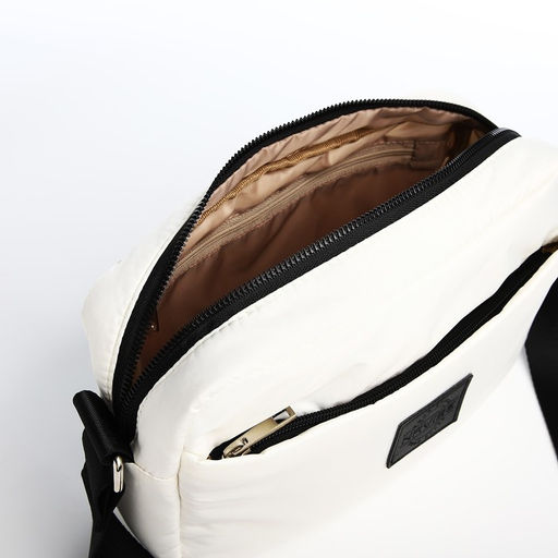 Сумка кросс-боди на молнии, цвет молочный - Simaland фото 8