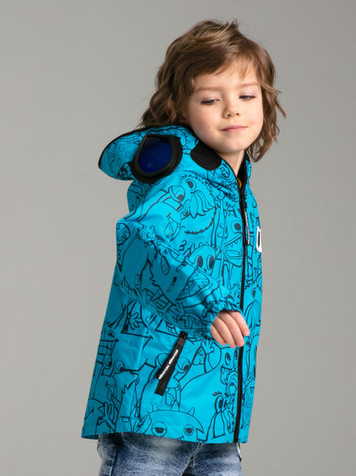 12312131 Куртка с полиуретановым покрытием для мальчиков