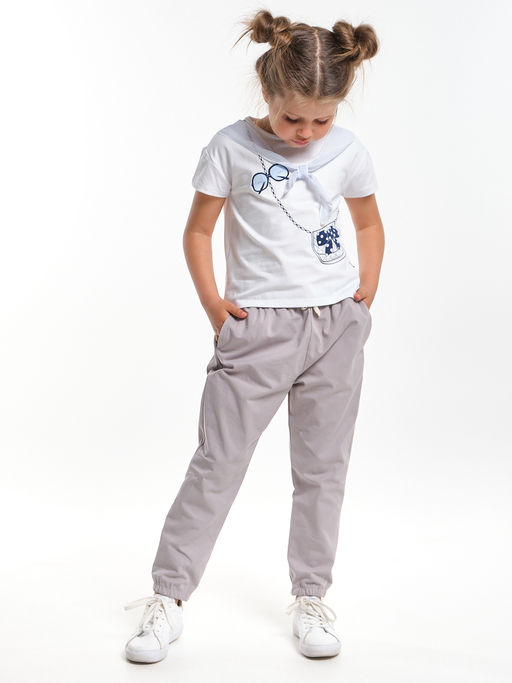 Футболка с принтом UD 6473 серый - Mini maxi фото 9