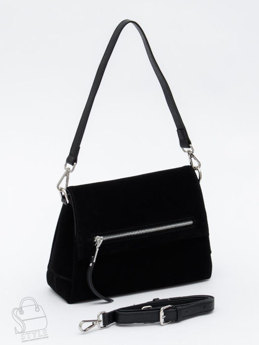 Сумка женская кожаная 8273-2PEF black Polina&Eiterou