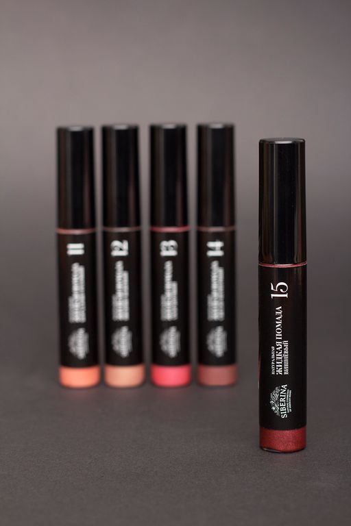Жидкая помада для губ 15 Вишнёвый - Siberina фото 2