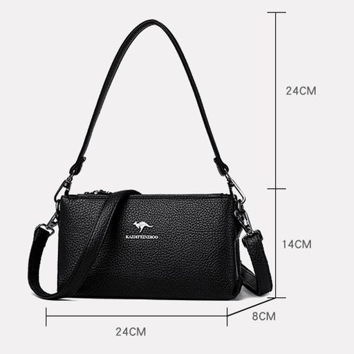 KAIDIFEINIROO Сумка женская с двумя ремнями 8277  фото 3