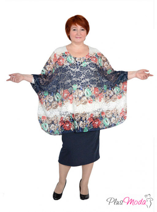 Туника Модель №224 размеры 44-80 - Plusmoda фото 5