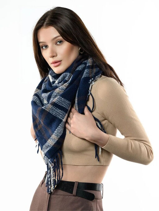 Мягкий теплый платок - Pretty mania фото 2