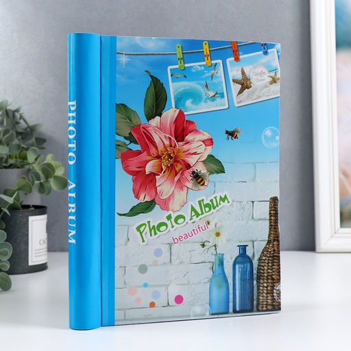 Фотоальбом магнитный на 20 листов Декор, 19.5?25?2 см, МИКС