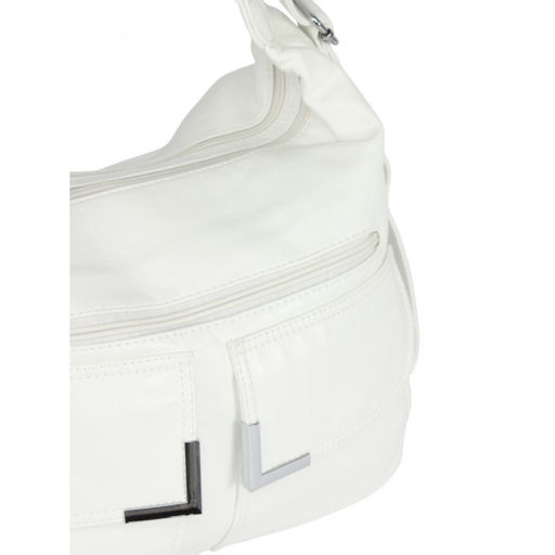 Сумка женская искусственная кожа Guecca-218 (рюкзак-change), 2отд, белый SALE 264060 - Adelia фото 4