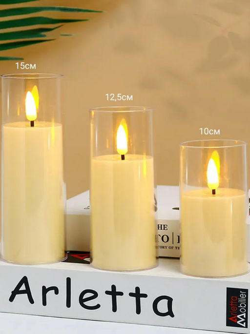 Свечи светодиодные (3шт) (3644)