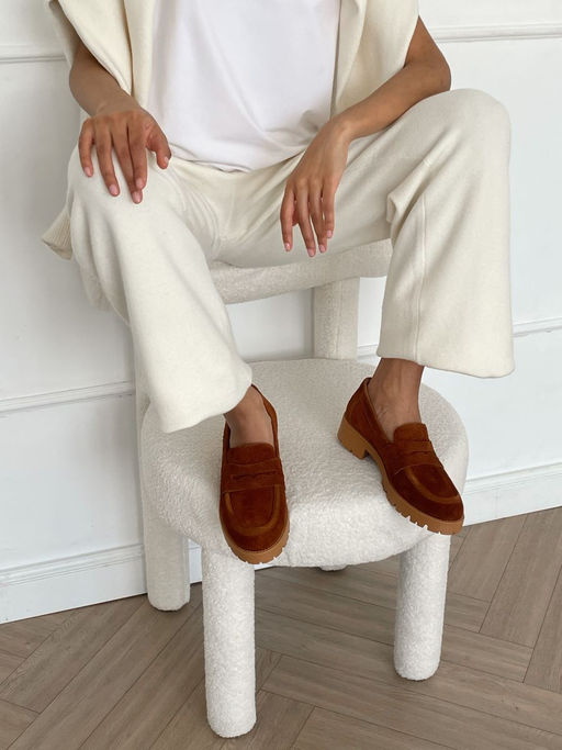 57102104053, Лоферы женские, ARGO Натуральная замша фото 8