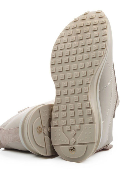 03-A180-2 LT. BEIGE Кроссовки женские (натуральная кожа)