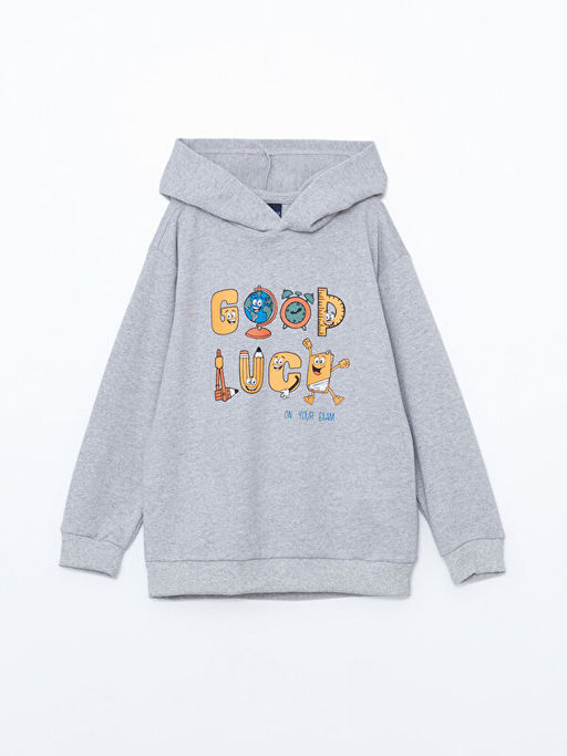 Kap??onlu Erkek ?ocuk Sweatshirt