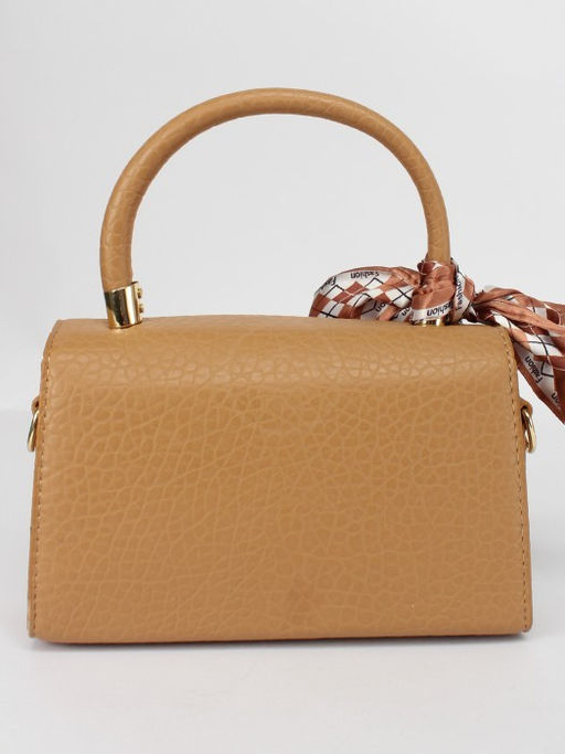 Сумка женская искусственная кожа Ch&K-8879, 1отд, плечевой ремень, карамель SALE 259977 - Adelia фото 6