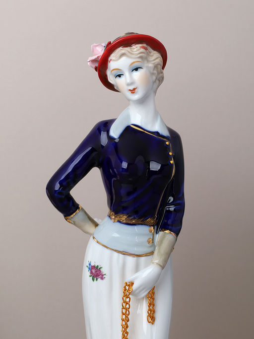 Статуэтка Дама с собачкой 30 см / 0837 /уп 24/ - ГалеонТрейд фото 2