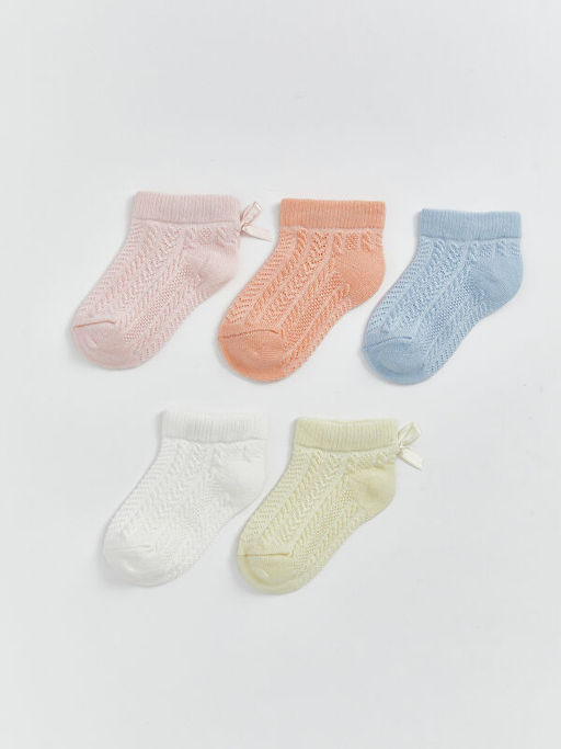 Basic K?z Bebek Patik ?orap 5li