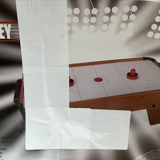 Уценка Настольная игра Аэрохоккей. Великолепный матч, работает от батареек, 2 игрока