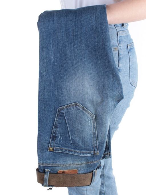 D357 BLUE Джинсы зауженные женские DIOVES