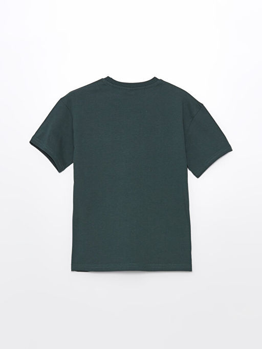 Oversize Bisiklet Yaka Erkek ?ocuk Ti??rt