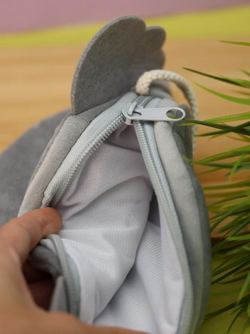 Сумочка плюшевая "Koala", grey (16*14 см)