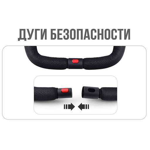 Велосипед 3-х колесный, резиновые шины, красный