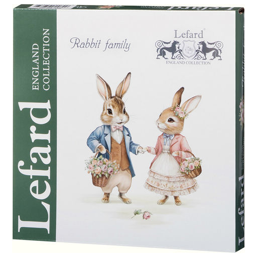 ТАРЕЛКА ЗАКУСОЧНАЯ LEFARD RABBITS FAMILY 20,5 СМ  фото 4