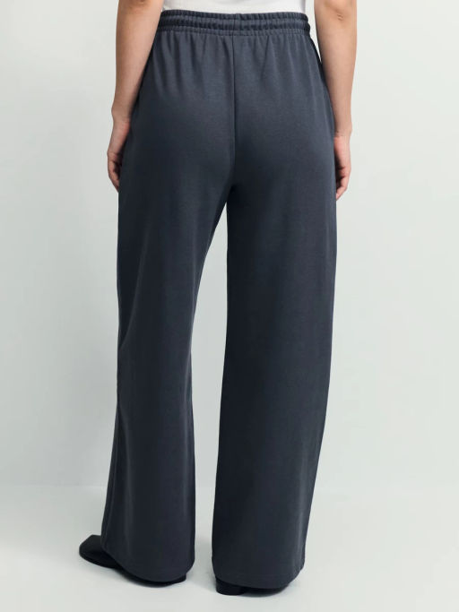 Базовые широкие брюки из хлопка / Zarina фото 4