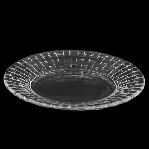 Блюдце стеклянное Ротанг д123мм, h15мм, Дели Гласс (Deli Glass) (Китай) - Домашняя мода фото 5