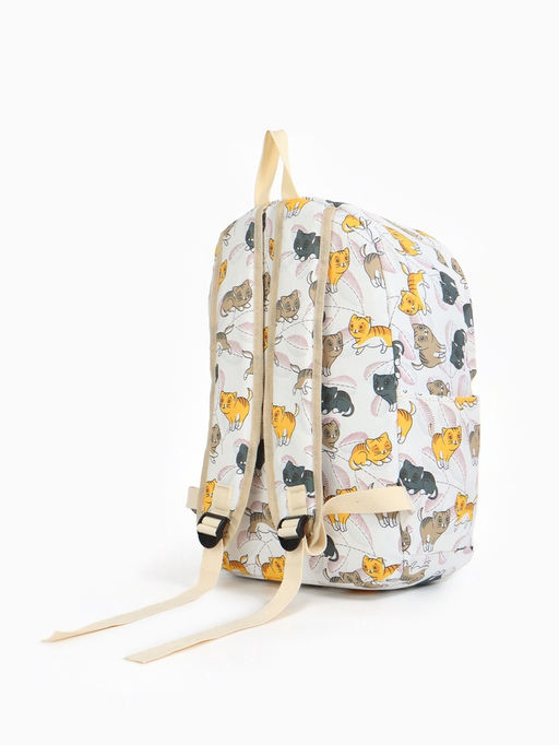 Набор: рюкзак школьный и пенал, с карманами, с принтом, размер 29?12?41 см, розовый