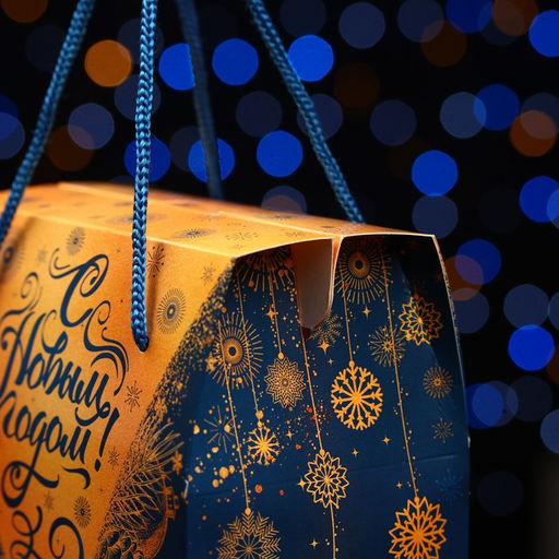 Цена за 5 шт. Подарочная коробка Новогодняя 14 х 9 х 20 см - Simaland фото 5