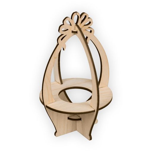 Заготовка для декорирования Mr. Carving ВД-548 Подставка под яйцо Подарочная фанера 9 х 9 х 15 см