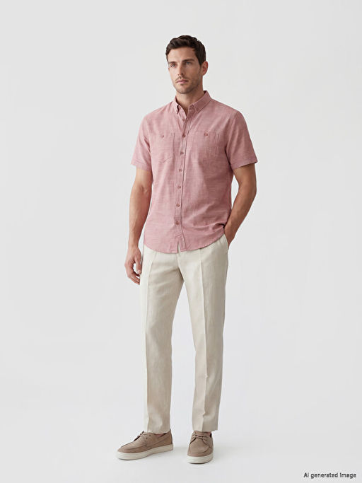 Regular Fit Poplin Erkek G?mlek