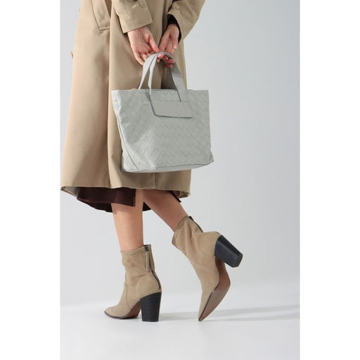 Сумка-тоут на молнии, длинный ремень, цвет серый - Simaland фото 4