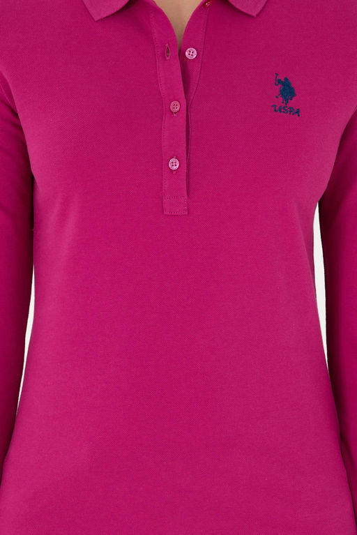 Женский базовый свитшот цвета фуксии Неожиданная скидка в корзине - U.s. polo assn фото 6