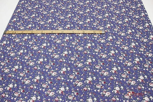 Импорт. хлопок Большие пионы на темном фиолетово-сером, ВИД2, ш.1.48м, хлопок-100%, 110гр/м.кв - Купава фото 4